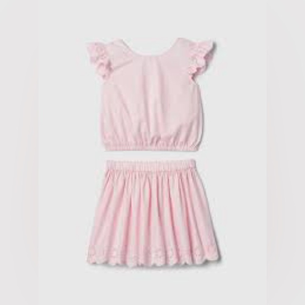 GAP Kids Pink Matching Skirt Set